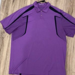 Purple Nike golf polo